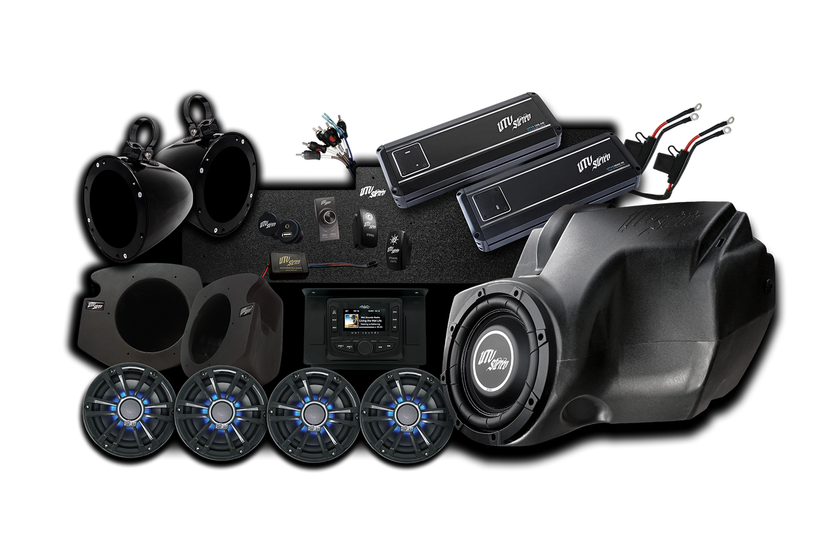 Custom Rzr Stereo '14+ Polaris RZR Stage 7 Stereo Kit | Signature Series | UTV Stereo ...