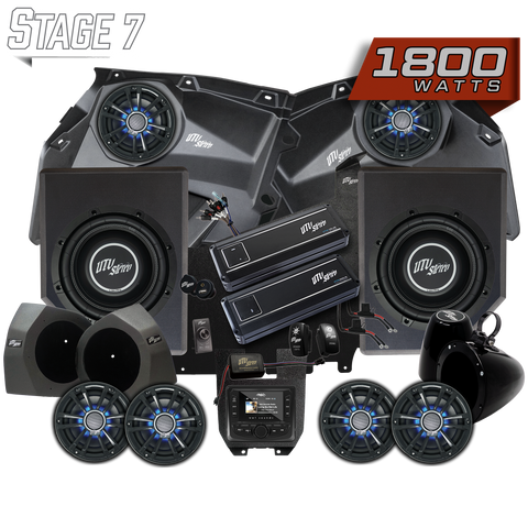Can-Am® X3 Signature Series Stage 7 Stereo Kit | UTVS-X3-S7-S